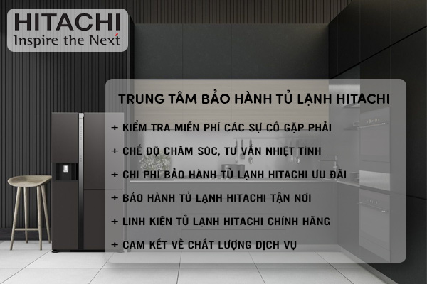 Trung tâm bảo hành tủ lạnh Hitachi chính hãng tại Hà Nội