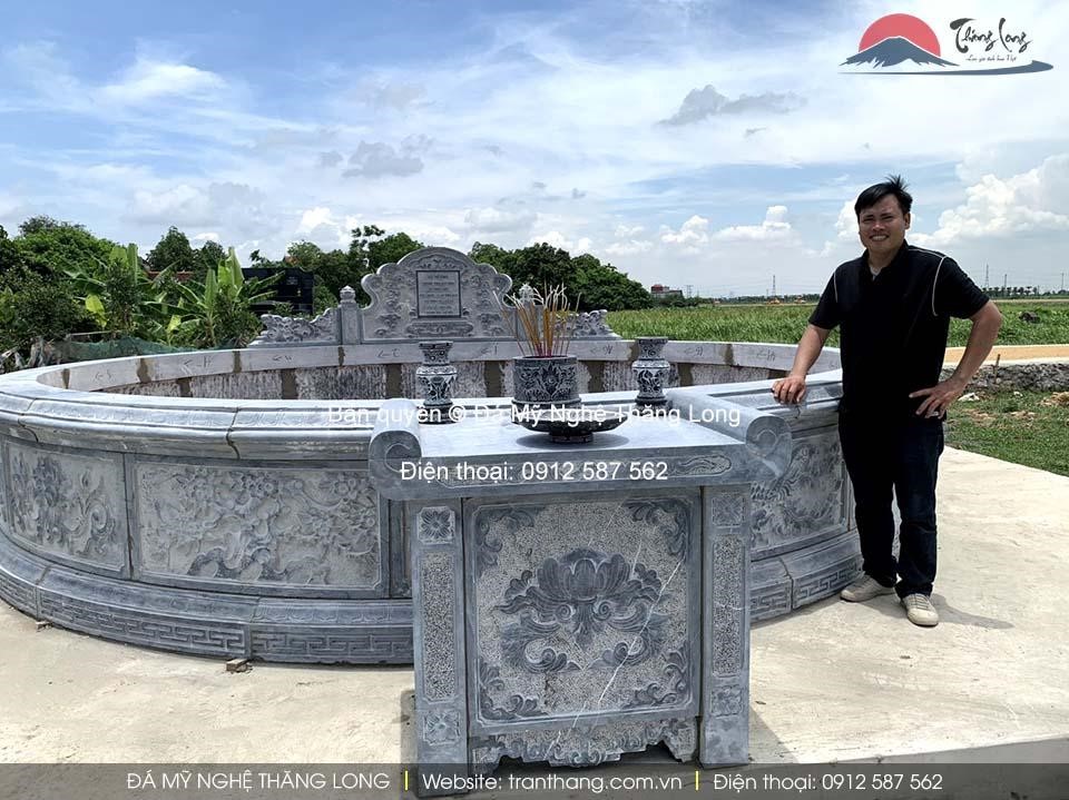 Ngôi mộ Tổ được thi công tại Thanh Oai - Hà Nội